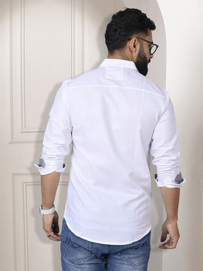 Pinkmint Combo Cotton Shirt for Men Button Down Spread Collar Shirt