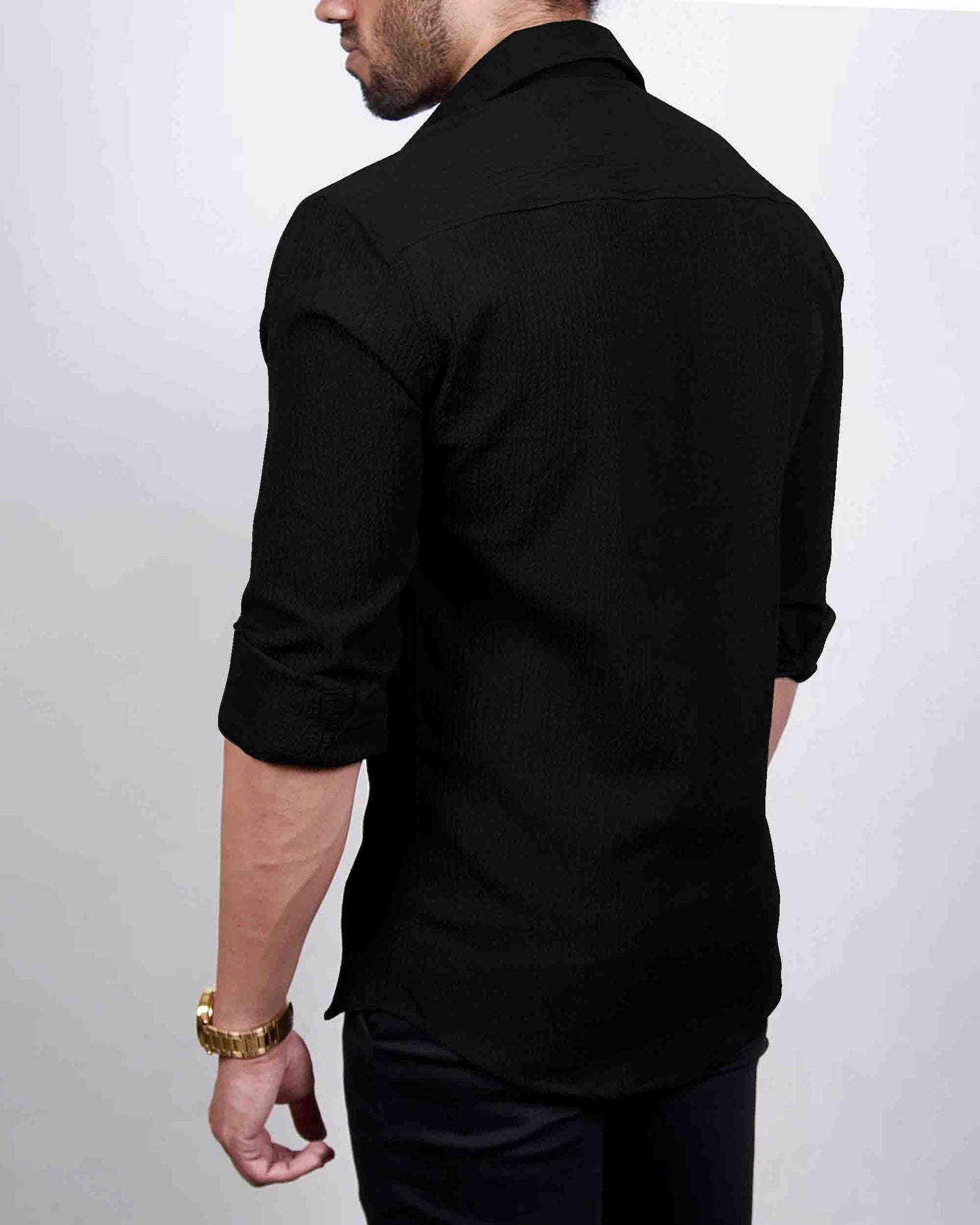 I Enterprise MenS Regular Fit Solid Soft Touch Cotton Casual Shirt Design With Spread Collar & Full Sleeve Pack Of 2_Color_Mult