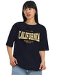 Juneberry Round Neck Drop Shoulder Round Neck Black & White Graphic Printed Pure Cotton Oversized Baggy Fit Half Sleeve T-Shirt