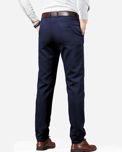 Eyebogler Mens Formal & Casual Pant Navy Blue