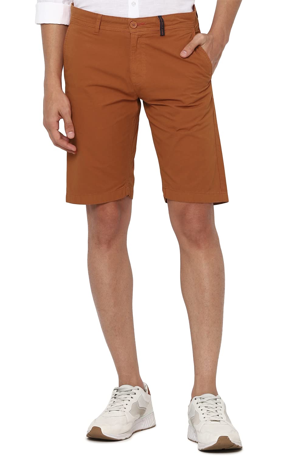 Allen Solly Men Solid Casual Cotton Shorts