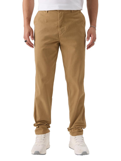 The Souled Store Solids: Warm Khaki Chino Pants