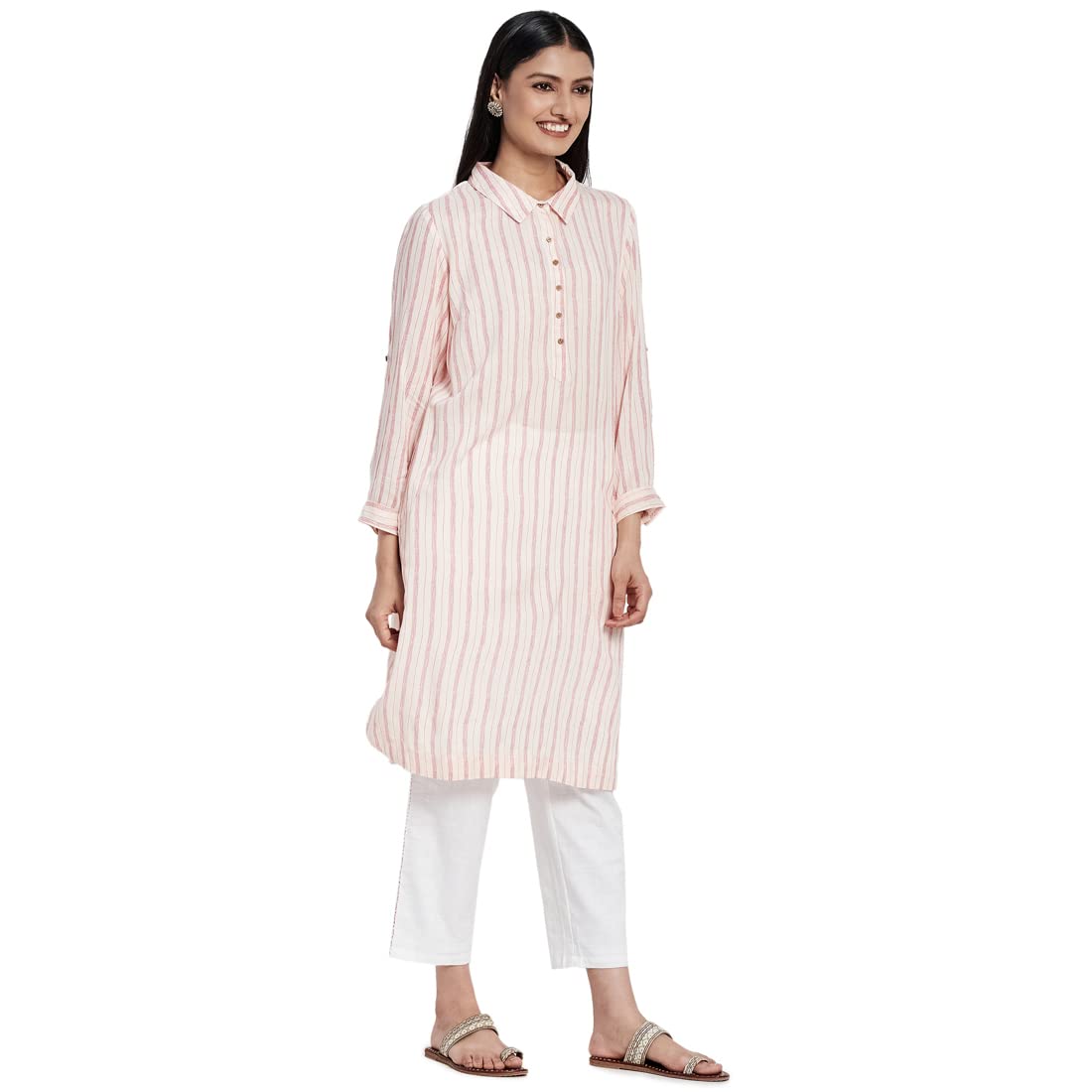 Fabindia Women's Modal Regular Kurta