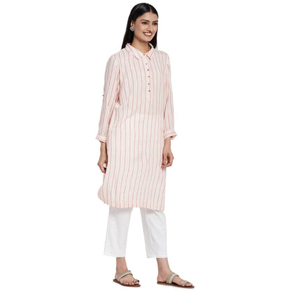 Fabindia Women's Modal Regular Kurta