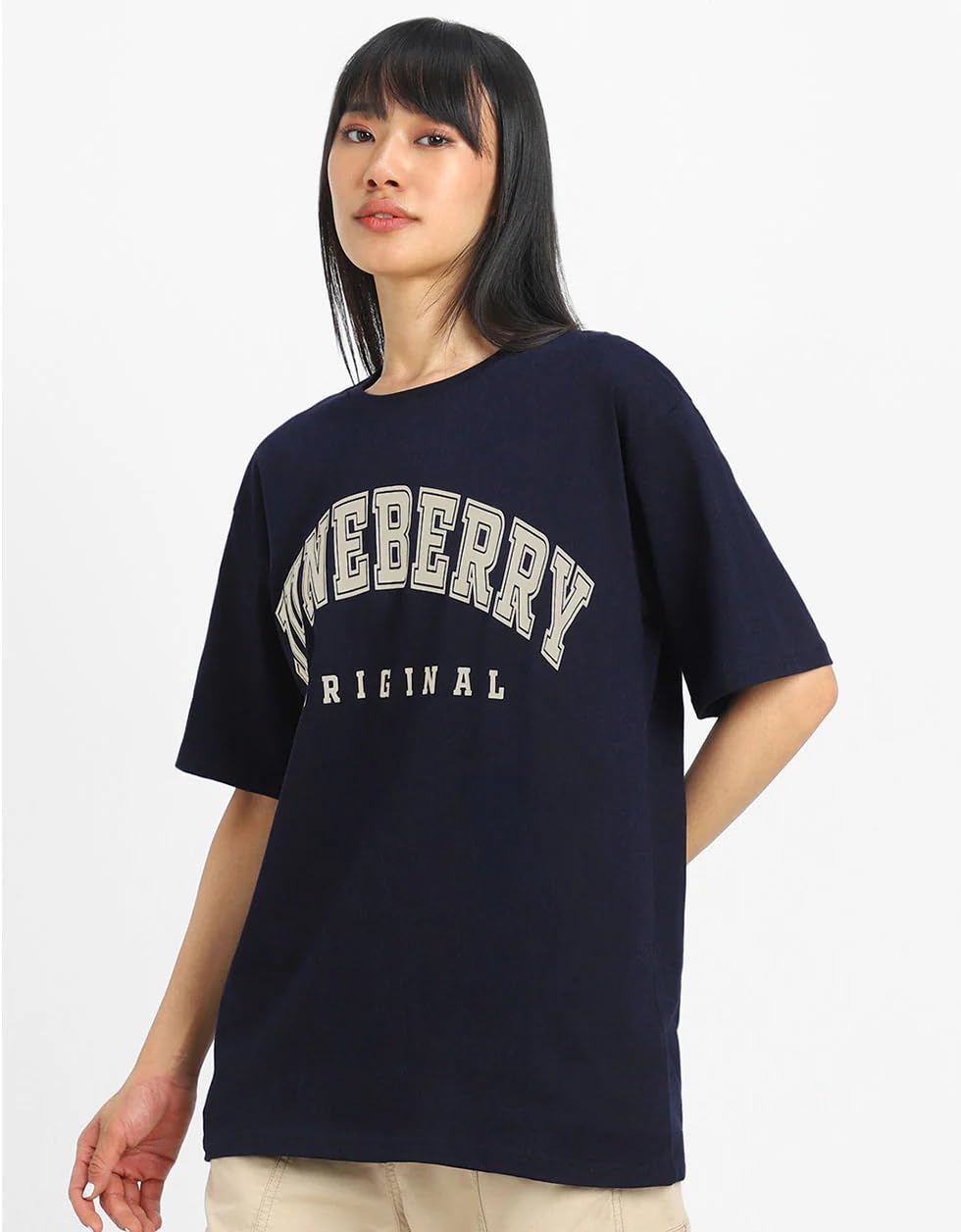 Juneberry Pack Of 2, 100% Pure Cotton, Round Neck, Oversized, Loose, Baggy Fit, Drop Shoulder, Graphic Printed, Half Sleeve T-Sh