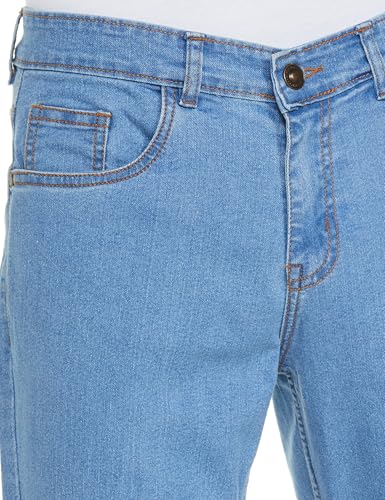 INKD Mens Relaxed Jeans (INKAW24MJN-501_Airforce Blue