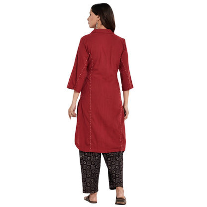 Fabindia Women Printed 2 Piece Kurta Set Cotton_M