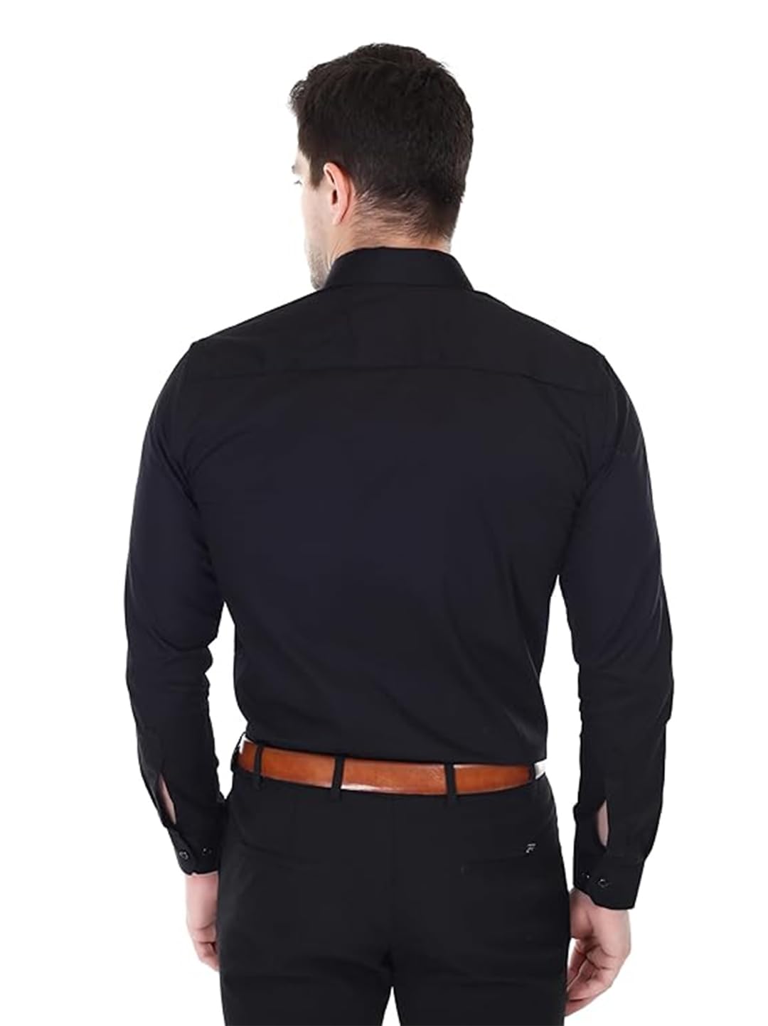 Xjarvis Ozark Cotton Solid Slim Fit Casual Shirt For Men With Pocket & Long Sleeve Button Down Shirt Collared Casual Formal Shir