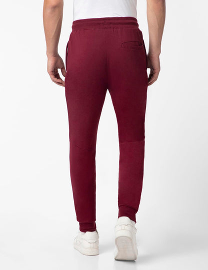 FYLTR Mens Casual Straight Leg Joggers with Stripe Tape Detail - Elasticated Waist with Drawstring | Zip Pockets | Solid Color
