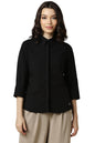Allen Solly Women Regular Fit Casual Cotton Stretch Button-Down Shirt