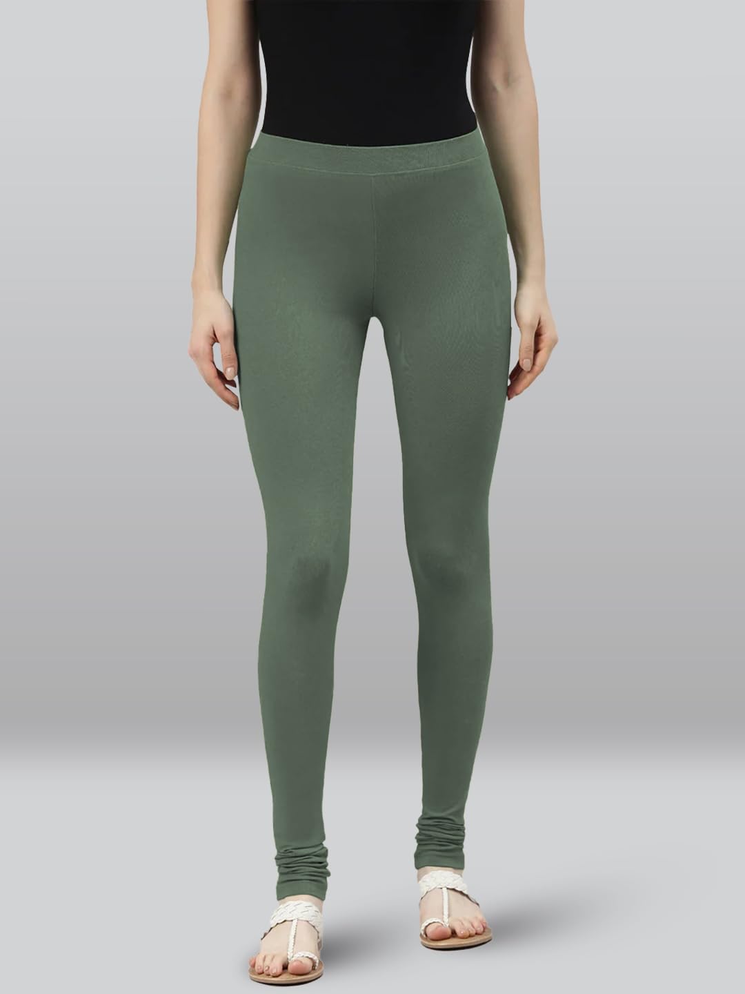 Lyra Premium Viscose Full Length Churidar Leggings For Women