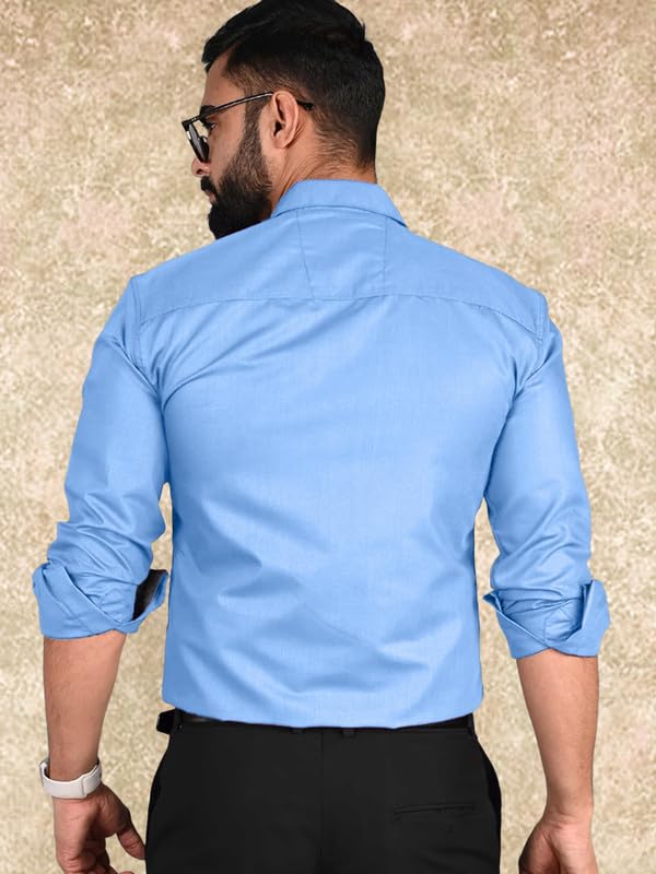 Tee Projekt Casual Shirt for Men Regular Fit Long Sleeve Shirt Suitable for Event Formal Wear
