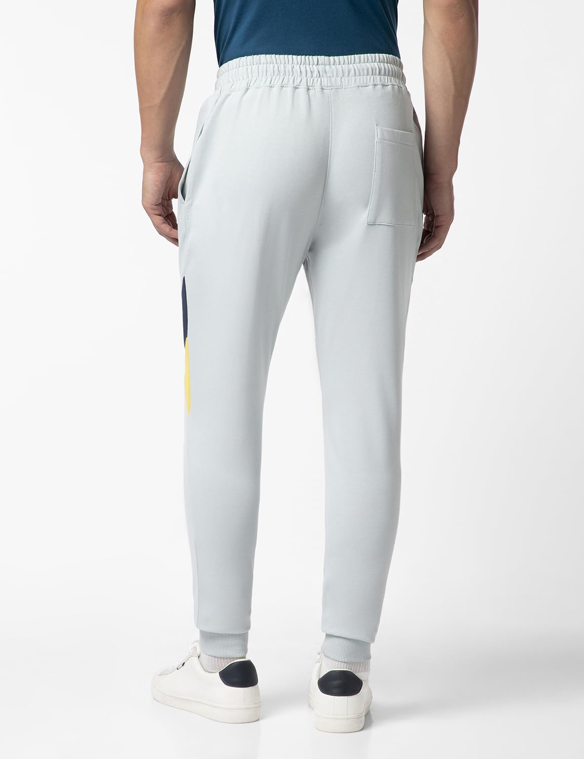 FYLTR Mens Colourblock Joggers with Elasticated Waist and Contrast Drawstrings