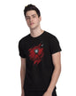 Bewakoof Mens Iron Man 100% Cotton T-Shirt - Regular Fit, Round Neck, Half Sleeves