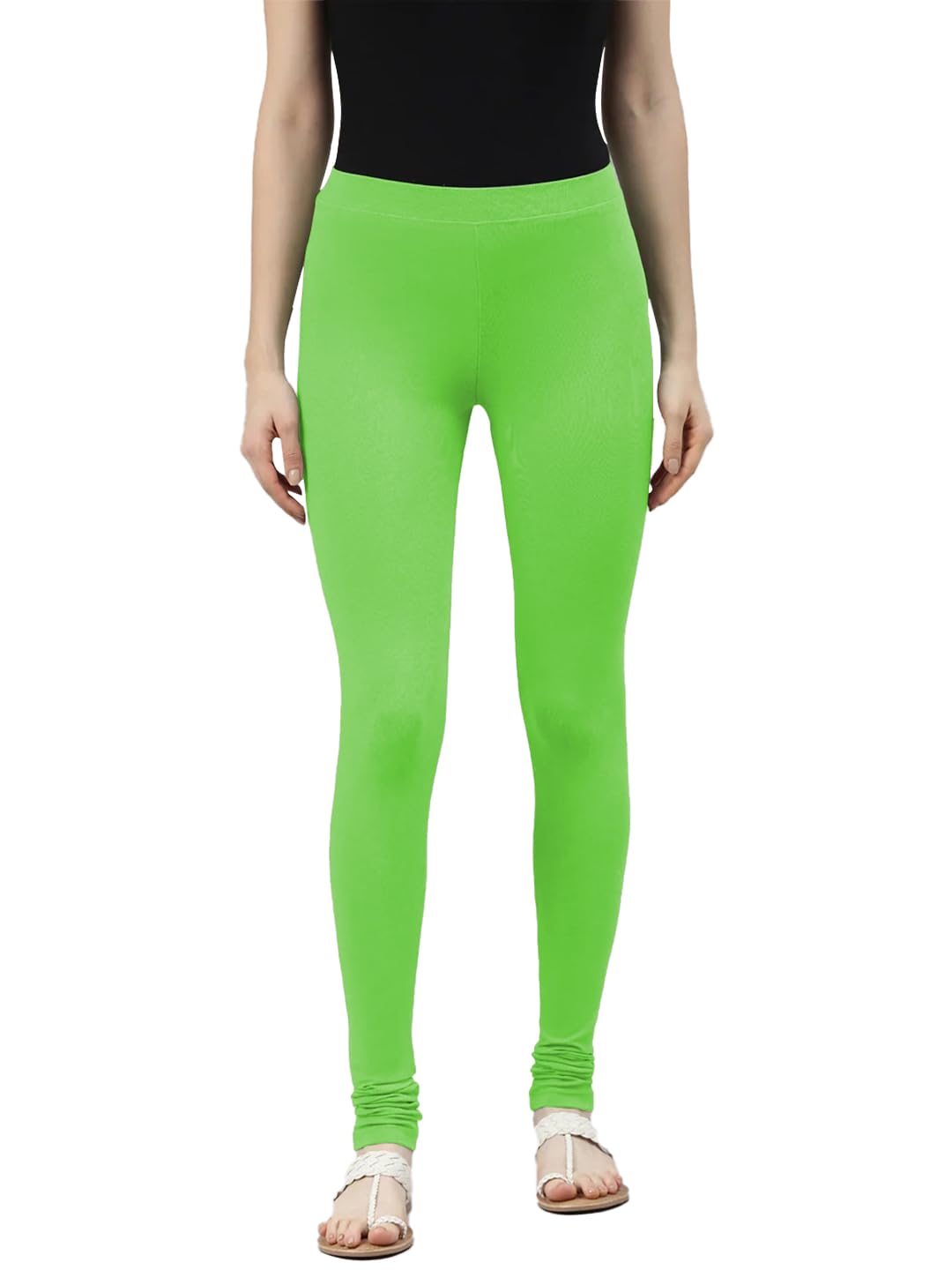 Lyra Premium Viscose Full Length Churidar Leggings For Women