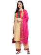 GoSriKi Women's Cotton Blend Traditional Kurta with Palazzo & Dupatta