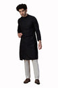 Manyavar Kurta Set For Men, Full Sleeves Mandarin Collar Ethnic MenS Kurta Set For Engagement, Wedding, Party Blended Cotton Em