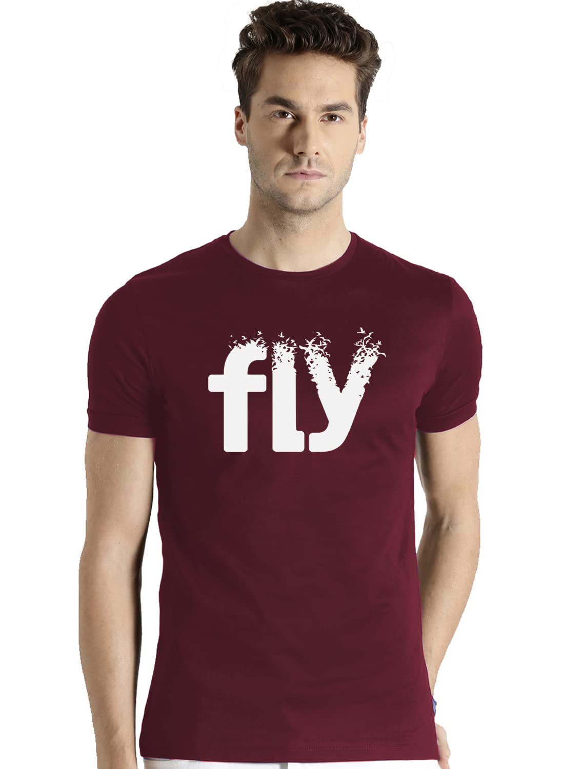 ADRO Fly Mens Cotton Printed T-Shirts (R21-M-FLY)