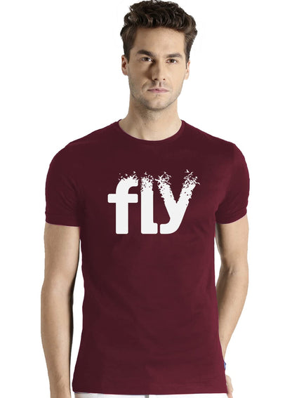 ADRO Fly Mens Cotton Printed T-Shirts (R21-M-FLY)