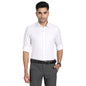 Turtle Men Giza Cotton White Dobby Slim Fit Full Sleeve Ceremonial Shirt