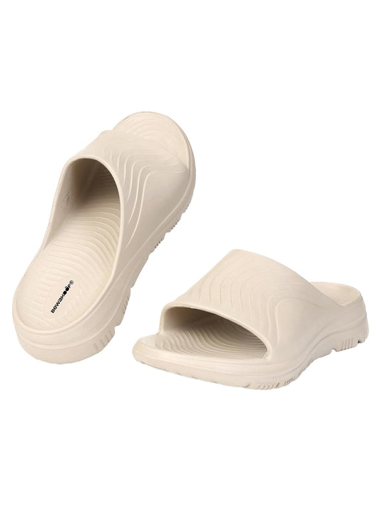 Bewakoof MenS Beige Eva Comfy Sliders_685417_Beige_Uk7