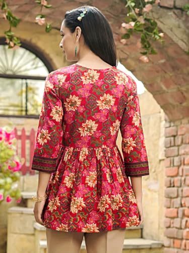 Leriya Fashion Solid Regular Fit Women TOP (LF-W.TOP-W2221_RED