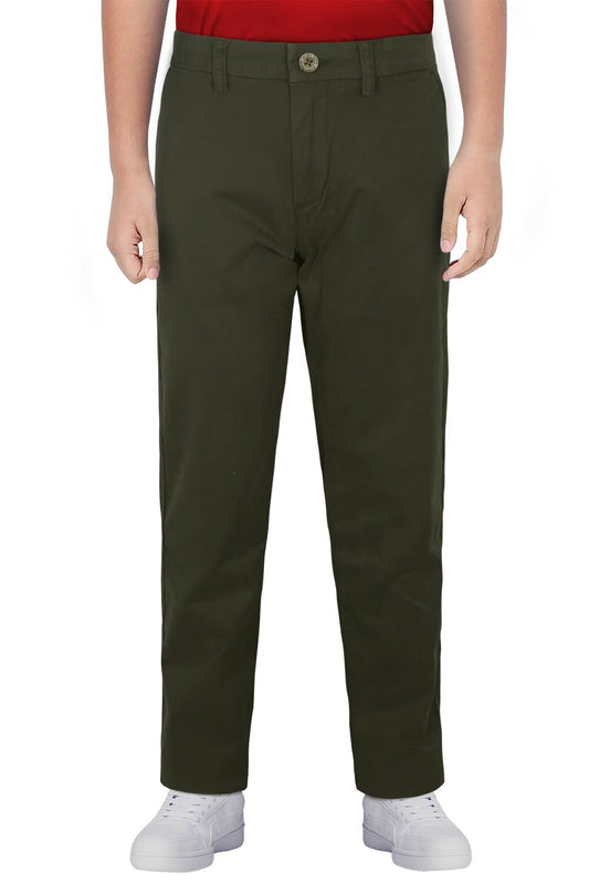 Allen Solly Boys Slim Fit Solid Casual Pants