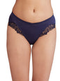 Nykd (Nyp343 Nylon Stretchable V-Cut Lace Hipster Panty Underwear For Women | Soft Fabric With Mid Waist Medium Coverage & Smoot