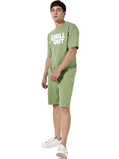 Royalscout MenS Night Suit | MenS Co-Ord Set | Lounge-Wear Night Dress Pajama Set | Summer Night Wear | Solid Plain Casual Paja