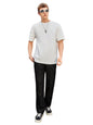Kotty MenS Solid Mid Rise Straight Fit Stylish Looking Cargo Jeans(Black,36)