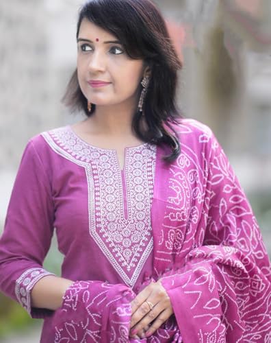 Alvami WomenS Silk Solid Regular Kurta Set (Namo_Pink