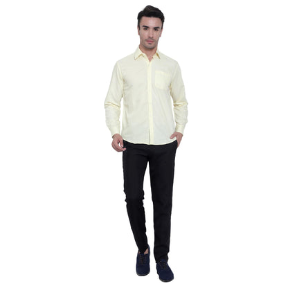 Tee Projekt Premium Plain Cotton Shirt for Men | Cotton Shirt | Casual Shirt | Solid Shirt | Full Sleeves | Formal Shirt (SFA-ST