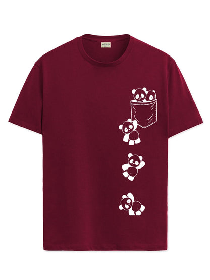 ADRO Tshirt for Men | Printed T Shirt for Men | 100% Cotton T-Shirt |Printed T Shirt | T-Shirts | RN24-POC