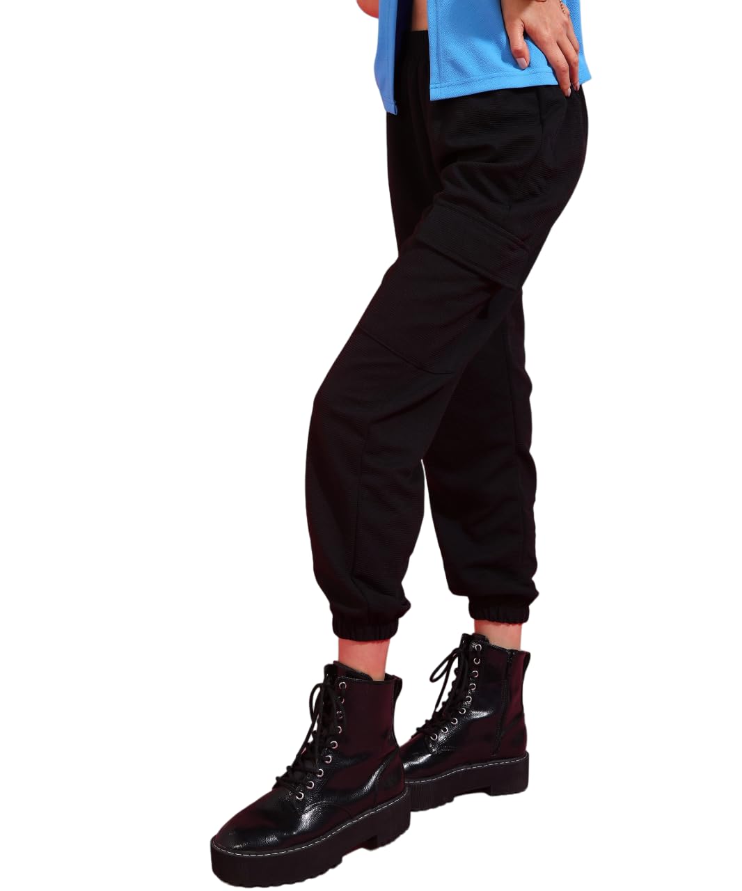 POPWINGS Casual Solid Pocket Joggers for Women || Latest Stylish Western Women Joggers for Summer || Pull-On Women Joggers Pants