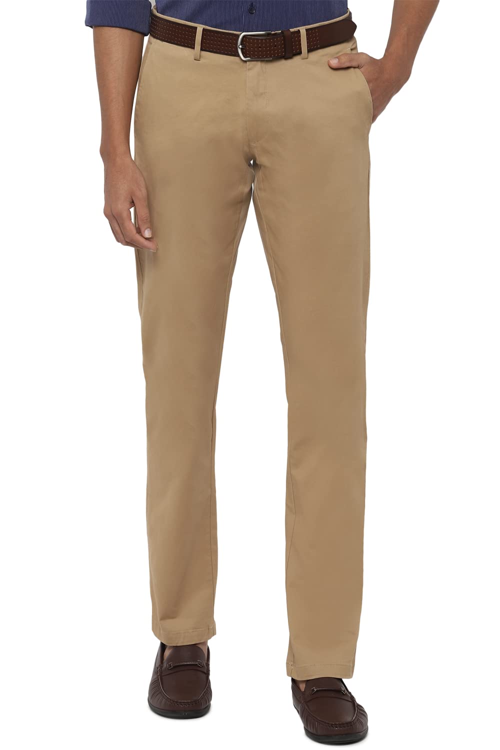 Allen Solly Men Slim Fit Solid Casual Pants