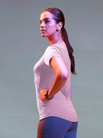 Lyra WomenS Rapid Dry Short Sleeve Breathable And Flexible Fit Active Top