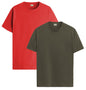 ADRO T Shirts Pack of 2 Mens Tshirts Cotton T Shirts for Men Tshirt T-Shirts Combo T Shirts Tshirts for Men Plain Solid Tshirts
