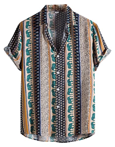 Om Sai Latest Creation Shirts For Men || Rayon Geo & Paisley Printed Shirts For Men || Short Sleeve Summer Shirts || Perfect For