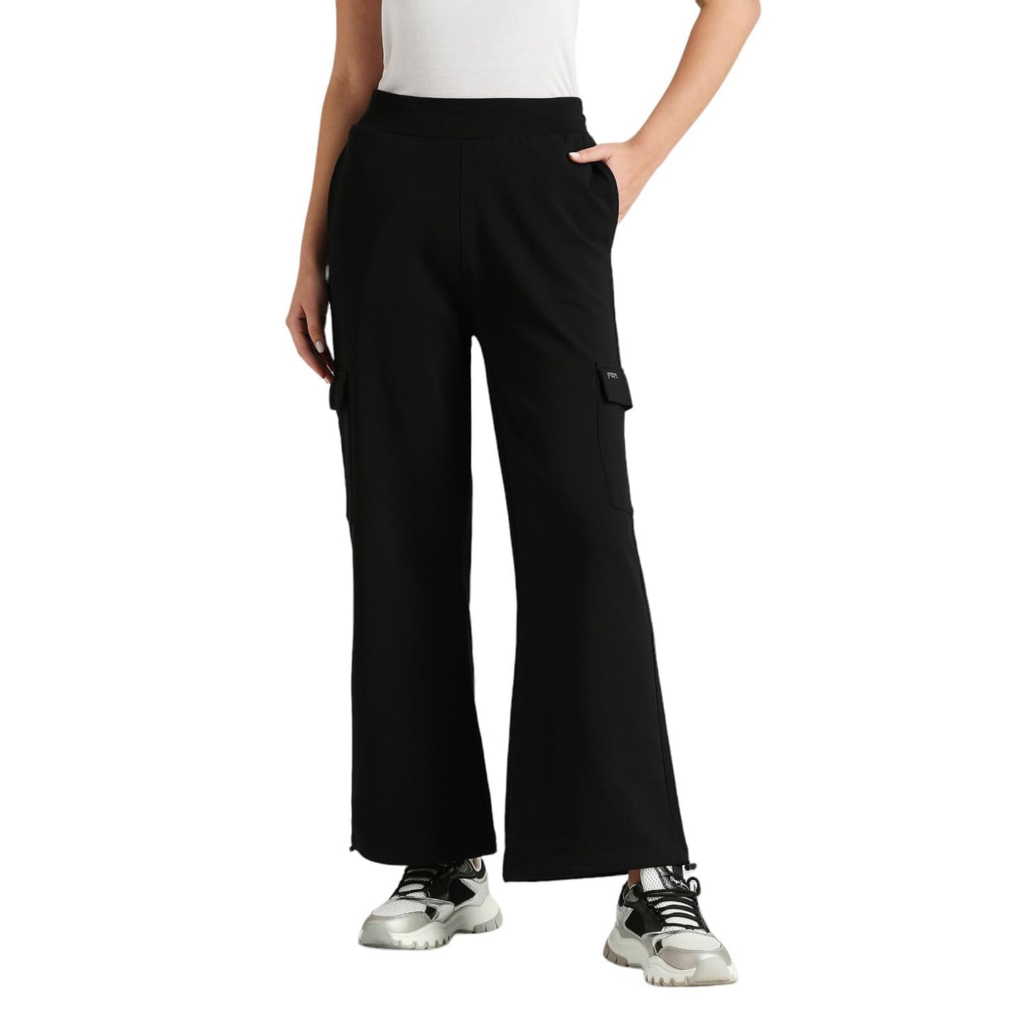 Pepe Jeans WomenS Relaxed Track Pants (Pl211792_Black