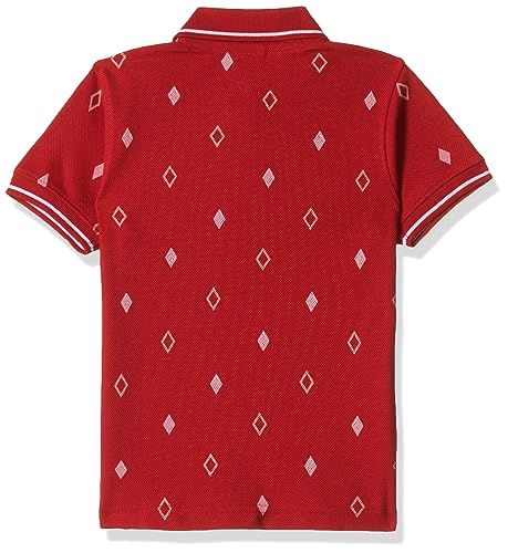 T2F Boys Cotton Regular Fit T-Shirt Red