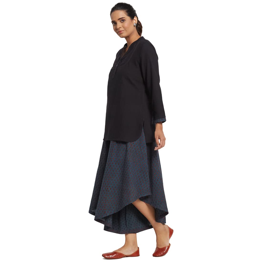 Fabindia Women Straight 2 Piece Kurta Set Cotton_Multicolour
