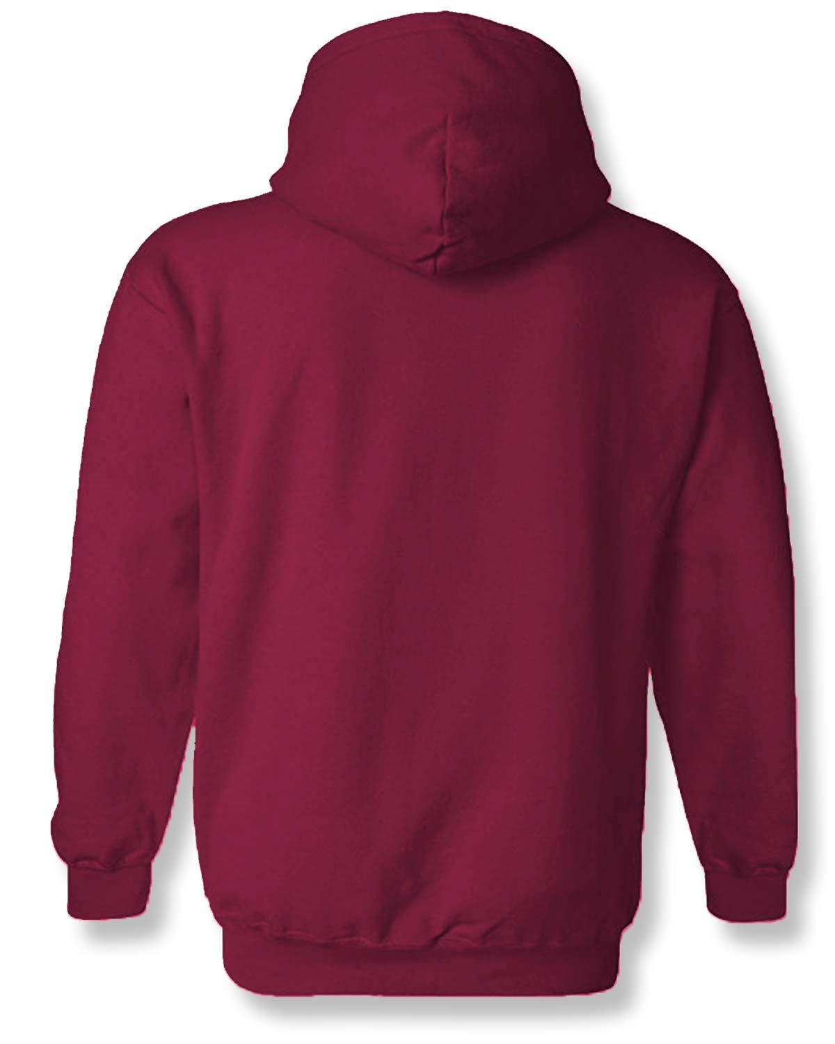ADRO Men's Cotton Neck Hooded Sweatshirt (H20-M-EGN-MR_Maroon)