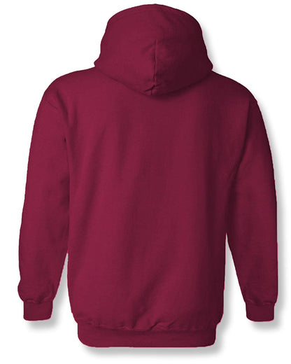 ADRO Men's Cotton Neck Hooded Sweatshirt (H20-M-EGN-MR_Maroon)
