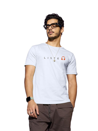 Bewakoof Mens Printed Regular Fit Half Sleeve Round Neck Cotton T-Shirt
