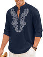 Finivo Fashion MenS Cotton Blend Short Kurta With Full Sleeves And Ethnic Neck Design | Casual Crinkle Texture Kurta With Mandar