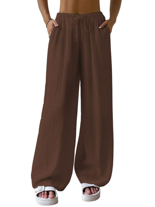 Greciilooks Regular Women Trouser (Gl-Dp-Tr1028_Coffee