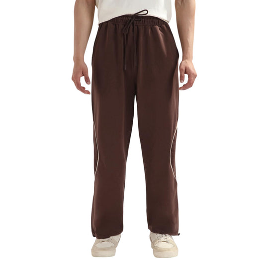 Nobero MenS Loose Sweatpants (1M-Bwjg-R0197_Brown