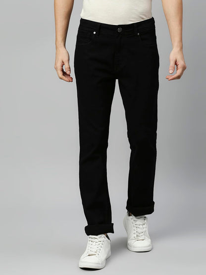 High Star Men Black Jean Slim-Fit Stretchable Jeans
