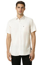 Allen Solly Men Regular Fit Solid Casual Half Sleeve Short Sleeve Shirt