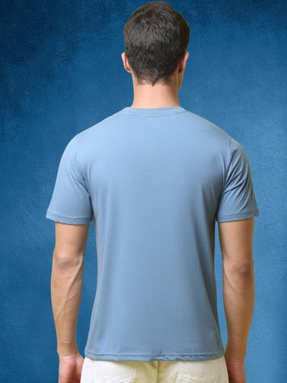 Pinkmint Combo T-Shirt for Men Cotton Blend Casual Half Sleeve T-Shirt l Active wear l Regular Home T-Shirt (Pack of 2)